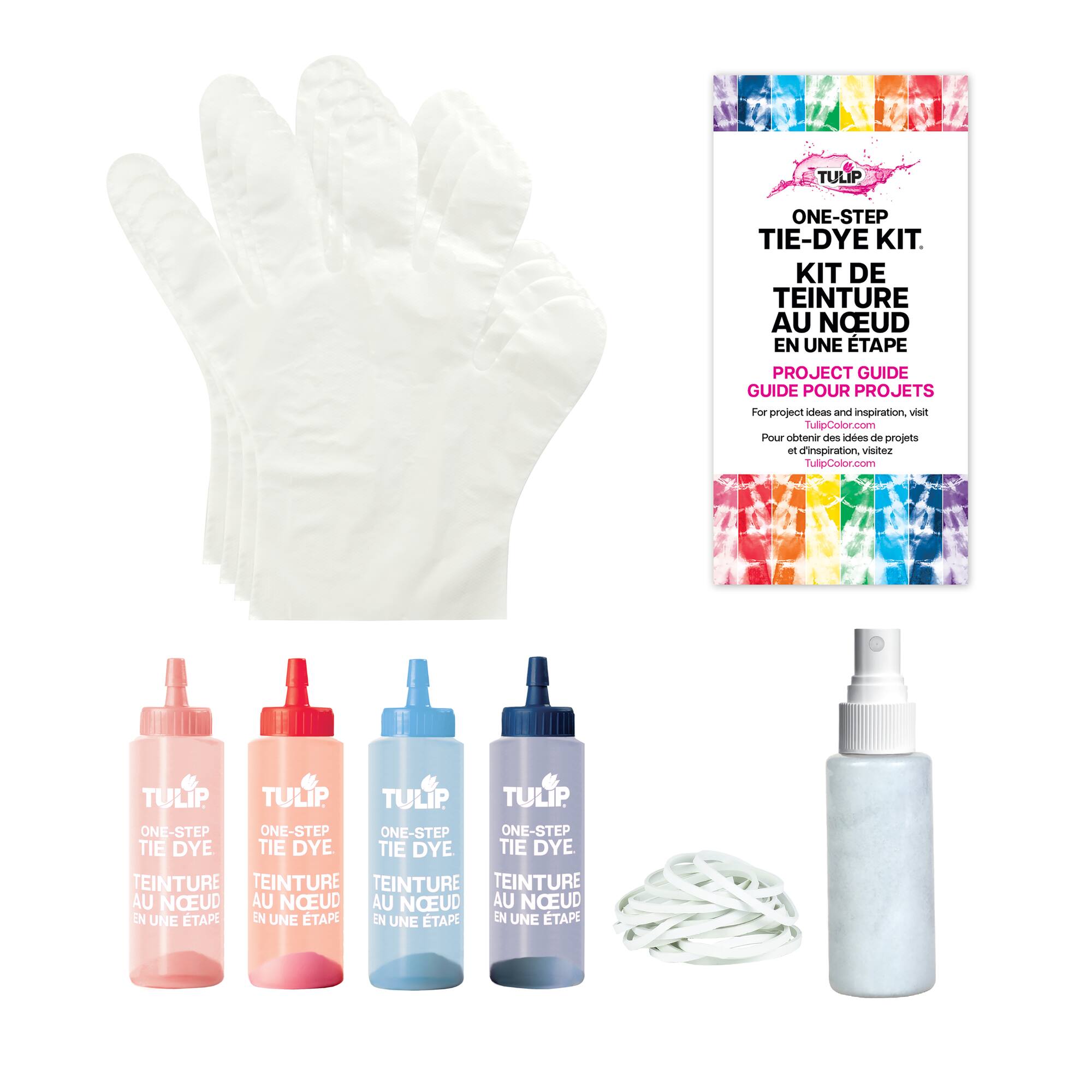 Tulip® Sparkling Stars & Stripes Tie-Dye Glitter Fabric Spray Kit